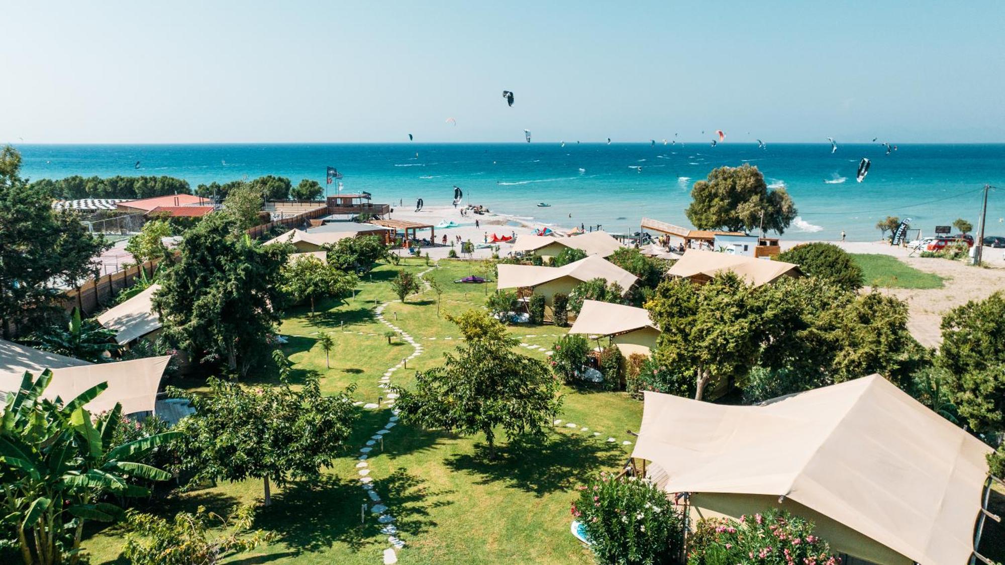 Logos Beach Village Theológos エクステリア 写真